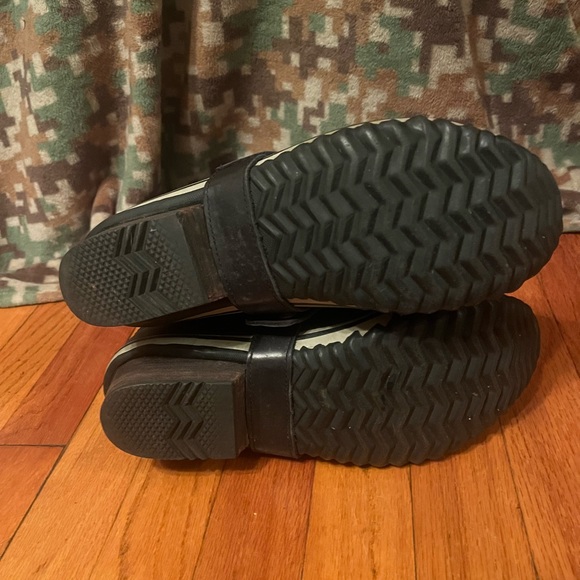 Sorel Conquest Carly nl2033-010 Black Leather Duck Boots size 9 - Picture 5 of 7